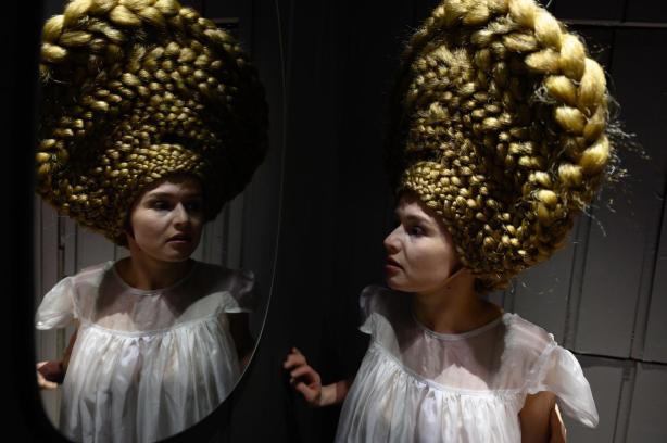 Dana Droppová za herecký výkon v postave Maryše v inscenácii Maryša v réžii Matúša Bachynca, Divadlo Jána Palárika, Trnava, foto: R. Tappert