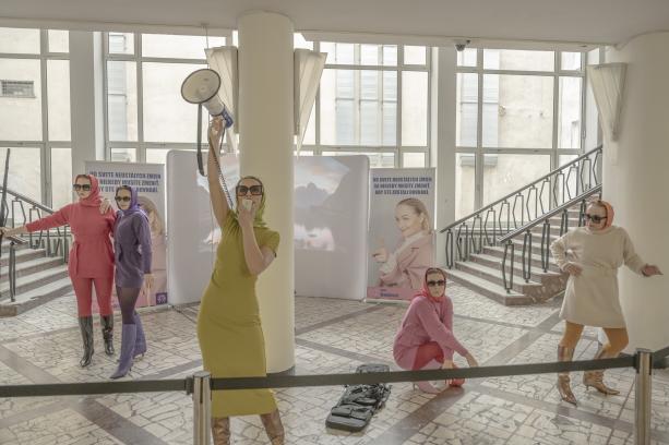 Veronika Mészárosová, Adriana Moravčíková, Sandra Lasoková, Jana Holková, Oľga Belešová (foto: B. Podola)
