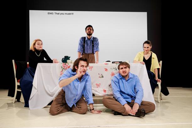 Fanni Hostomská, Bence Hégli, Dániel Szebellai, Kristóf Melecsky, Eszter Katona (foto: L. Teskal)
