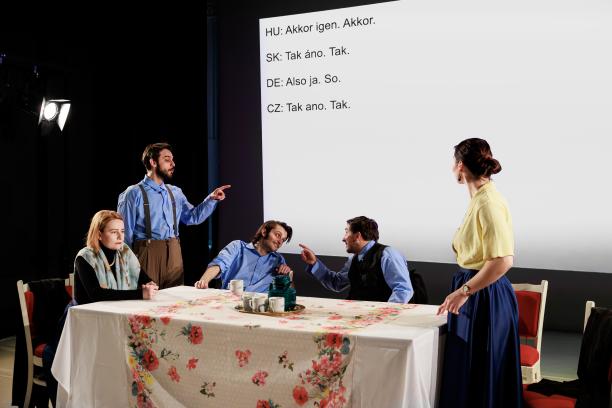 Fanni Hostomská, Dániel Szebellai, Bence Hégli, Kristóf Melecsky, Eszter Katona (foto: L. Teskal)