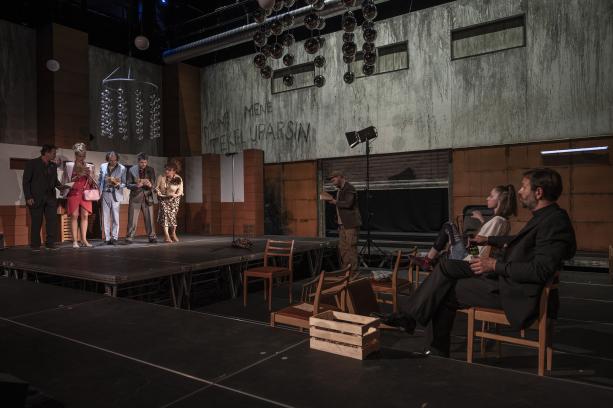 Peter Trník, Eva Sakálová, Martin Šalacha, Juraj Loj, Anikó Vargová, Richard Autner, Eva Mores, Kamil Mikulčík (foto: B. Podola)