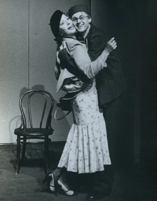 Kamila Magálová, Emil Horváth, réžia Ľubomír Vajdička, 1986, (foto: SND, Anton Sládek, zdroj: Archív Divadelného ústavu)