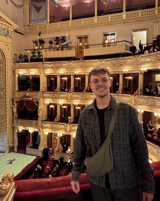 V Národnom divadle v Prahe (foto: archív M. S.)