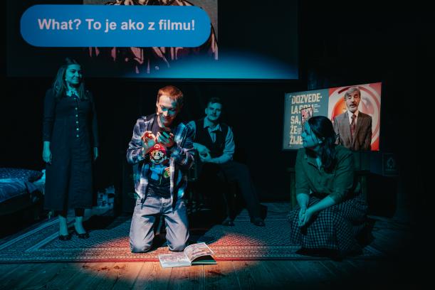 Jana Štafurová, Kristián Michal Hnát, Lukáš Takáč, Jana Bartošová, foto: V. Slávik