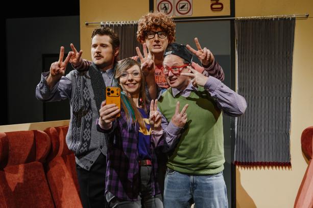 Marek Rozkoš, Barbora Špániková, Richard Sanitra, Daniel Výrostek, foto: V. Mesiariková