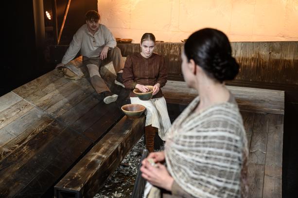 Peter Gedeon, Kristína Kotarbová, Petra Dzuriková, foto: R. Tappert