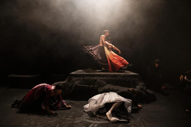 Zuzana Kocúriková, Daniel Žulčák, Anežka Petrová, Rebeka Poláková, Gabriela Dzuríková, foto: B. Podola