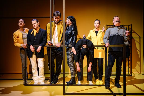 Sandra Lasoková, Tajna Peršić, Peter Martinček, Ada Juhásová, Juliána Brutovská, Iveta Pagáčová, Michal Tomasy (foto: R. Tappert)